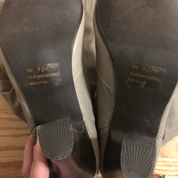 Women’s Qupid Slouch Heeled Boots - Picture 8 of 8